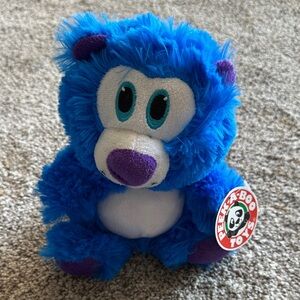 Blue and White Plush Bear